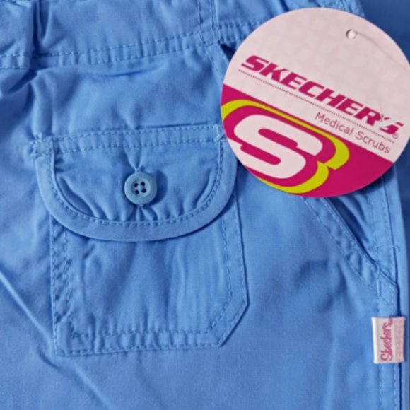 Skechers Womens Multi pockets Drawstring Medical Scrub Pants 2XL CRUX / … - Picture 4 of 8